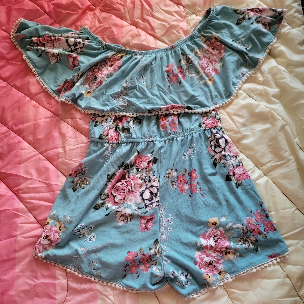Rue21 Pastel Floral Rompers - Picture 2 of 3